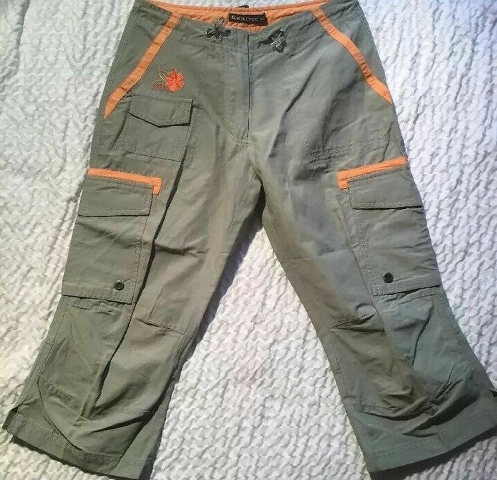 Killtec Women's Capri Pants, size O - Olive Green - NWT